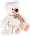 Peluche ours blanc tenant un mouchoir BN941 Baby Nat