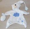 Marionnette ours bleu et blanc CMP un rêve de bébé