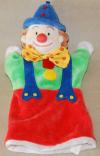 Marionnette clown vert bleu rouge et jaune CMP un rêve de bébé