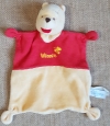 Doudou Winnie jaune et rouge Disney Baby - Nicotoy - Simba Toys (Dickie)