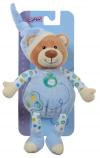 Peluche musicale ours bleu clair Pomme Gipsy