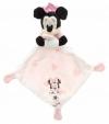 Peluche Minnie tenant un mouchoir avec coeurs rose et blanc Disney Baby - Nicotoy - Simba Toys (Dickie)