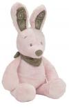 Peluche lapin rose avec bandana marron Nicotoy - Simba Toys (Dickie)