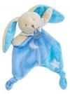 Doudou lapin bleu luminescent étoile BN0138 Baby Nat