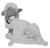 Peluche mouton blanc et gris tenant un mouchoir I2C I2C - Kitchoun - Kiabi