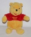 Peluche Winnie jaune et rouge Disney Baby - Nicotoy - Simba Toys (Dickie)