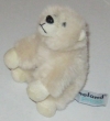 Mini ours polaire en peluche beige crème Marineland Marques diverses