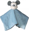 Doudou Mickey carré bleu et gris  Disney Baby - Nicotoy - Simba Toys (Dickie)