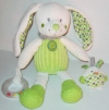 Lapin vert et blanc peluche d'activités *Little hug* Nicotoy - Simba Toys (Dickie)