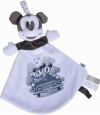 Doudou plat losange Mickey gris et blanc Disney Baby - Nicotoy - Simba Toys (Dickie)