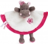 Doudou hippopotame rose et blanc Zoé BN0368 Baby Nat