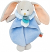 Doudou lapin bleu Pom BN0252 Baby Nat