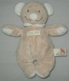 Ours en peluche beige et blanc The Baby Collection Nicotoy