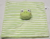 Doudou grenouille carré rayé vert et blanc ESPA Intercommerce - Shenzen m&j Toys - Marques diverses