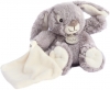 Peluche lapin gris Réglisse avec mouchoir BN0304 Baby Nat