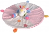 Doudou licorne rond rose et blanc arc-en-ciel Nicotoy - Simba Toys (Dickie)