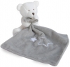 Ours blanc avec mouchoir gris étoile BN0389 Baby Nat