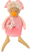 Peluche poule rose Les Tartempois Moulin Roty