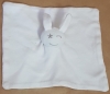 Doudou lapin en coton blanc étoile Pommette