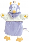 Marionnette oiseau violet et blanc Tipioux BN0463 Baby Nat