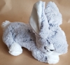 Peluche lapin gris et blanc couché Nicotoy - Simba Toys (Dickie)