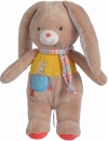 Doudou lapin marron et jaune écharpe Nicotoy - Simba Toys (Dickie)