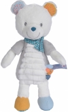Peluche ours blanc et gris oiseau Nicotoy - Simba Toys (Dickie)